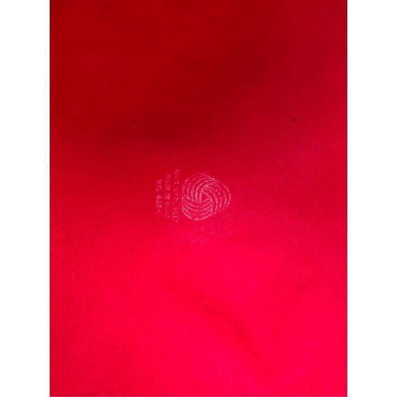 Betmar of New York Red Wool Emma Cloche Bucket Hat, Black Wrapped Scarf - Picture 4 of 9